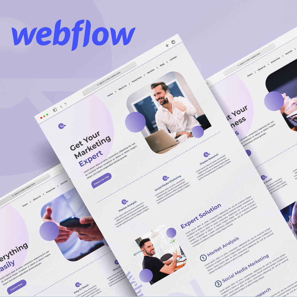Webflow accessible theme preview