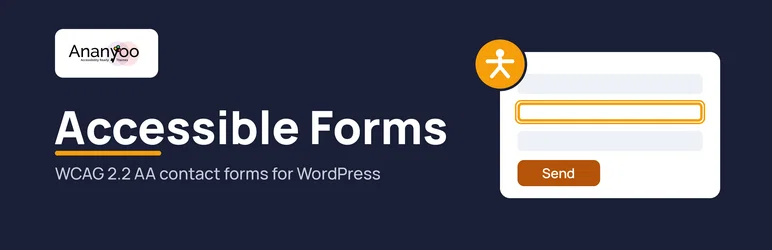 Accessible Forms — a WordPress accessibility plugin for accessible contact forms, WCAG 2.2 AA